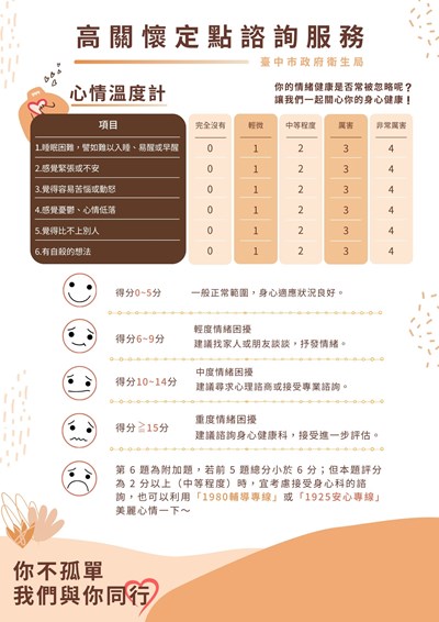 定點公告單張