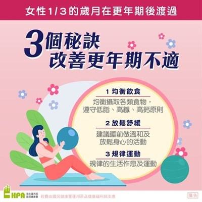 改善更年期不適祕訣